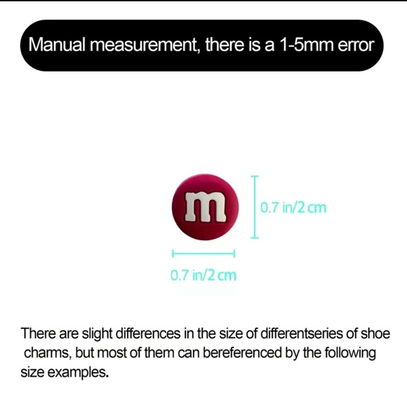 M&M’s Charms for Crocs 11 pcs - Picture 4 of 4